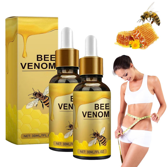 2PCS Bee Venom Oil Bee Venom Lymphatic Drainage Oil Advanced Bee Venom Serum for All Skin Types Bee Venom Firming Oil