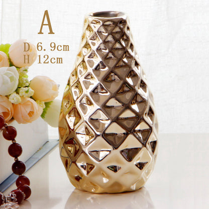 Nordic Ceramic Small Flower Vase for Home Decor