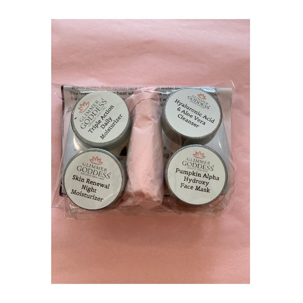 Organic Anti-Aging Skin Care Trial Set – 5 Best Sellers + Bonus Mask