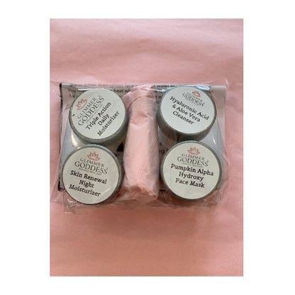 Organic Anti-Aging Skin Care Trial Set – 5 Best Sellers + Bonus Mask